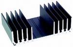 hs8590 - heatsink 125x75 heavy duty black