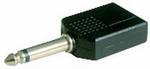 pa3534 - 6.5mm mono plug - 2 x 6.5mm mono skts