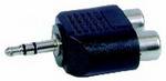 pa3580 - 3.5mm stereo plug - 2 rca skts adaptor