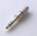 cnpa2sr - 6.5mm stereo gold plug (red)