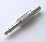 cnpb2g - 6.3mm mono plug metal