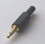 pp0138 - 3.5mm 4pole gold plug