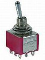 sw7302s - min.toggle 3pdt 2 pos solder