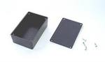 pb08 - black plastic box 84x42x30