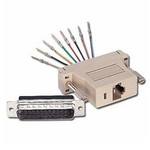 cnd25mrj45 - db25 male to rj45 adapter