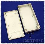 en1599esgybat - 170x85x34 grey styrene box w/bat door