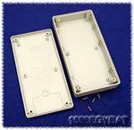 en1599ebkbat - 85x170x34 black abs box w/bat comp.